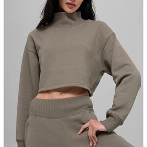 LIMITED COLOR light cocoa cropped serenity coverup Alo yoga